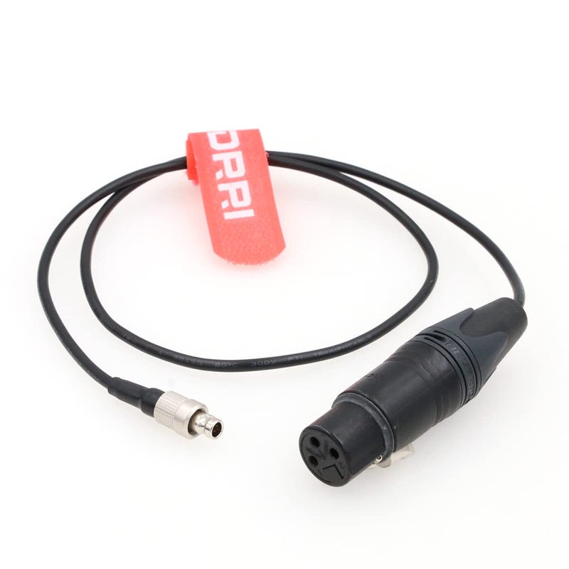 DRRI FVB 3-Pin to NEUTRIK XLR 3-Pin Female Sennheiser SK2000 Transmitter Input Cable - Image 1
